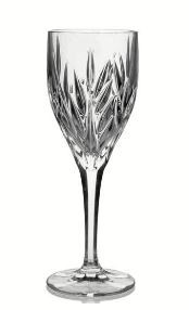 Star Blossom Gold Water Goblet - Gorham Crystal