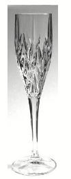 Star Blossom Gold Fluted Champagne - Gorham Crystal