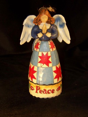 Small Peace Angel - Jim Shore Collectible