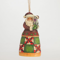 Santa With Cat - Jim Shore Collectible