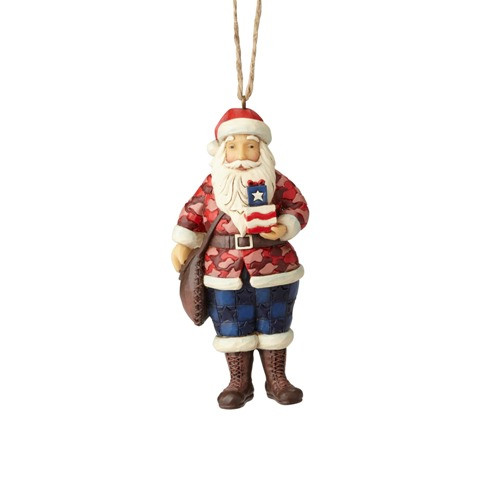 Camouflage Santa - Jim Shore Collectible