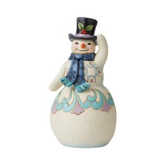 Snowman With Top Hat - Jim Shore Collectible