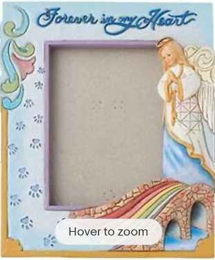 Pet Rainbow Bridge Frame - Jim Shore Collectible