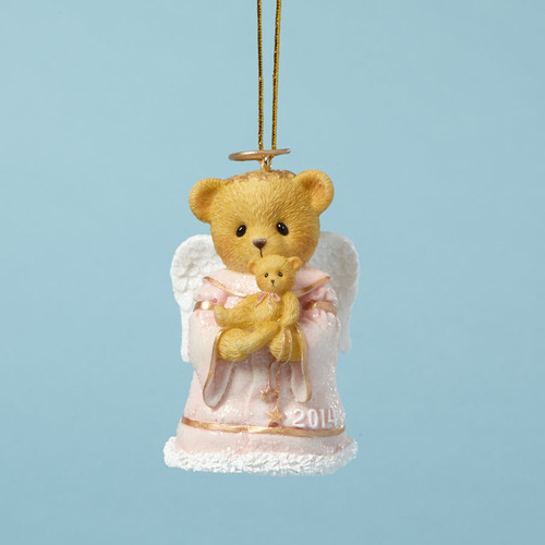 Bell Angel Ornament 2014  Cherished Teddies
