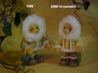 Eskimos With Fish Cherished Teddies Enesco