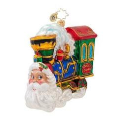 Choo Choo Claus 2013 Christopher Radko Ornament Christopher Radko Ornaments