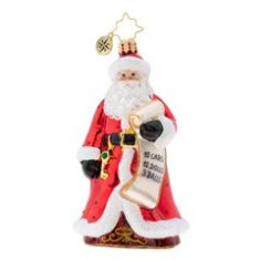 Naughty Or Nice Ornament - Christopher Radko Ornament