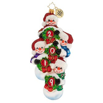 Quadruple The Frosty Fun 2019 - Christopher Radko Ornament - Christopher Radko Ornaments