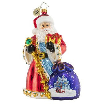 Twilight Delight Santa Christopher Radko Ornament Christopher Radko Ornaments