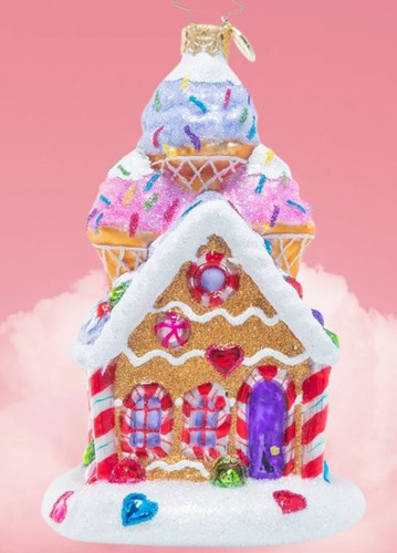 Sprinkled Sundae Chalet - Christopher Radko Ornament