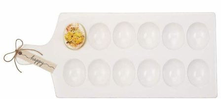 Mud Pie Happy Deviled Egg Tray
