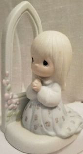 O Worship The Lord Girl Precio Precious Moments Enesco