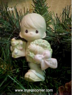 Dad With Lights Oranament Precious Moments Enesco