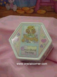 Girl With Sunflowers Paperweig - Precious Moments