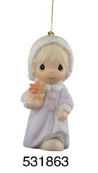 The Legend Of The Poinsetta - Ornament Precious Moments - Enesco