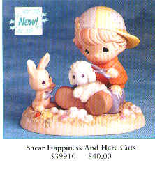 Shear Happiness And Hare Cuts Precious Moments Enesco