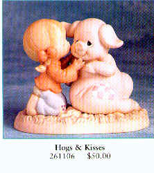 Country Lane Hogs And Kisses Precious Moments