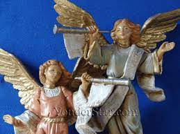 Trumpeting Angels  Fontanini By Roman