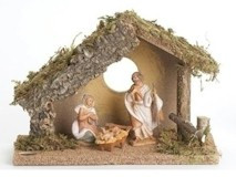 3 Piece Nativity Set 3.5 Inch Fontanini Nativity Roman
