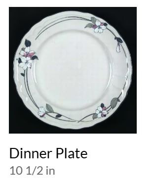 Apple Blossom Dinner Plate
