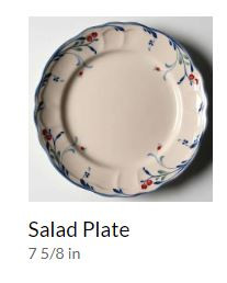 Berry Grove Round Salad Plate - 29.99