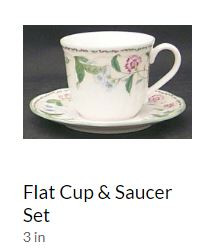 Floral Bay Cup and Saucer-Epoch