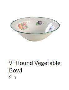 Market Day Round Vegetable or Serving Bowl-Epoch