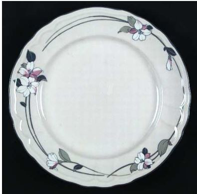 New Apple Blossom Dinner Plate-Casafina