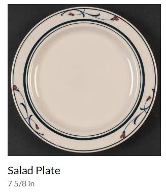 Trellis Round Salad Plate