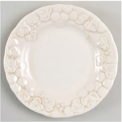 Antique Grape Bread and Butter Plate