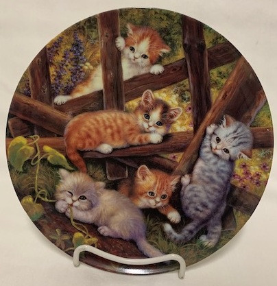 At The Garden Fence Series Kitten Expeditions  Bradford Ex.