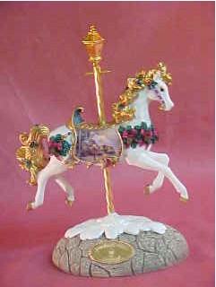 Stonehearth Carousel Thomas Kinkade Bradford Exchange
