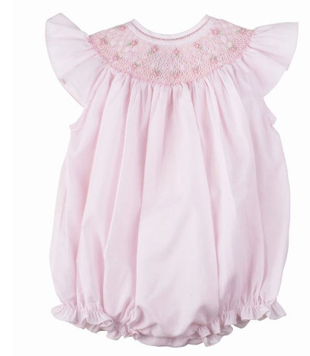 Pearl Flower Fly Sleeve Bubble Pink 9 Months Feltman
