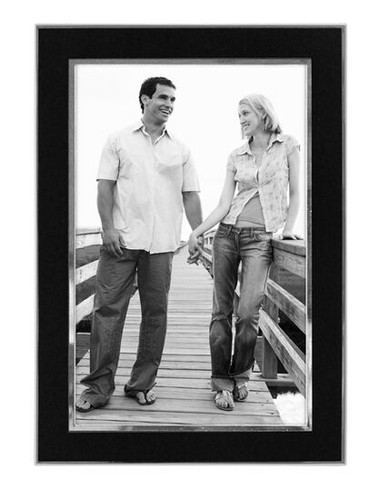 Sleek Black Picture Frame 5X7  Malden Frame