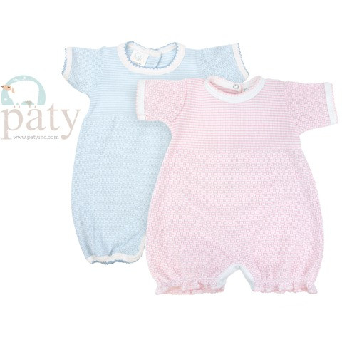 Solid Color Boy Bubble Blue  Newborn Paty Inc