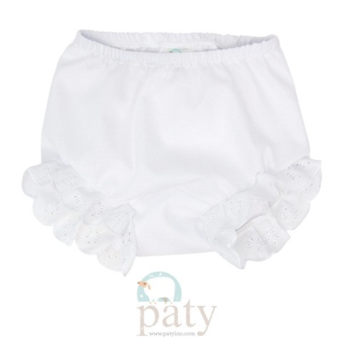 Eyelet White Diaper Cover 24 Months 29 31 Lbs Paty