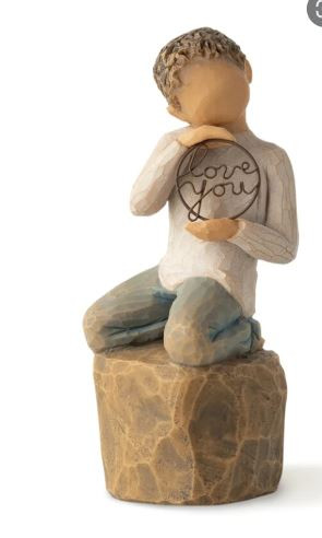 Love You Too Lighter Skin  Willow Tree Collectibles Demdaco Designs
