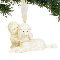 Snowbabies Poodle In Pearls Ornament Department 56