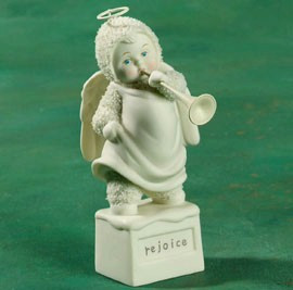 And The Angels Rejoiced Snowbabies Department 56