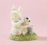 Soccer Is Eggcellent Snowbunnies   Department 56