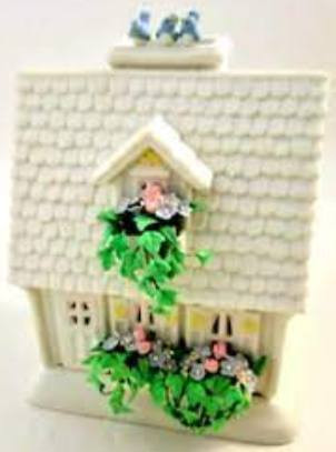 The Bluebird Cottage Votive Candle Snowbunnies Department 56