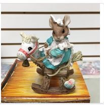 I Had a Little Hobby Horse Mouse Tails Enesco