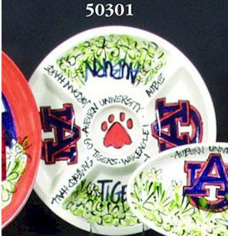 Auburn Veggie Platter Magnolia Lane 14 Inch