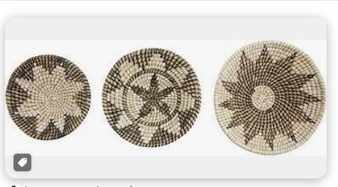 Wall Basket Decor Set   Mud Pie