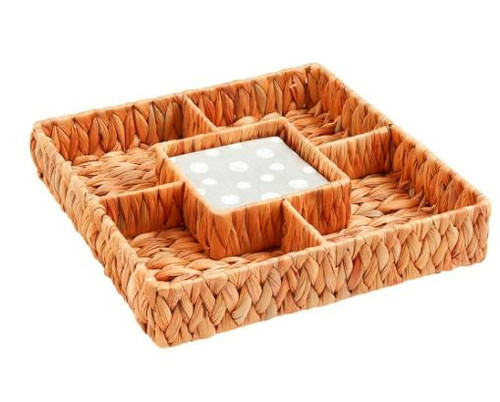 Hyacinth Tray Napkin Set   Mud Pie