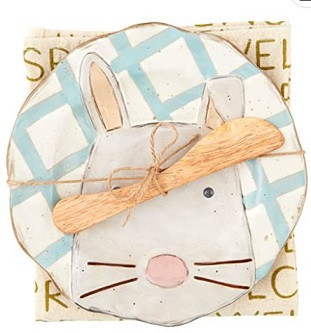 Mud Pie Gifts Welcome Home - Easter Appetizer Set - Mud Pie Gifts