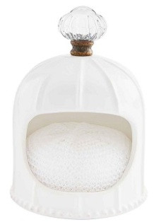 Ceramic Door Knob Sponge Caddy Mud Pie
