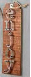 Mud Pie Gifts - Enjoy Circa Tag Plaque