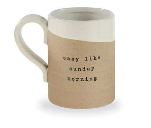 Mud Pie Gifts - Sunday Stoneware Mug