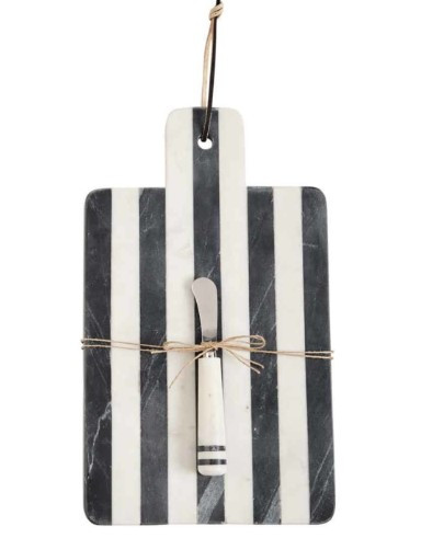 Black And White Marble Board  Mud Pie Gifts